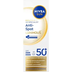 Nivea Sun Zonnebrand>Breathable UV Specialist Luminous630 Anti-Spot SPF50+ Zonnefluïde