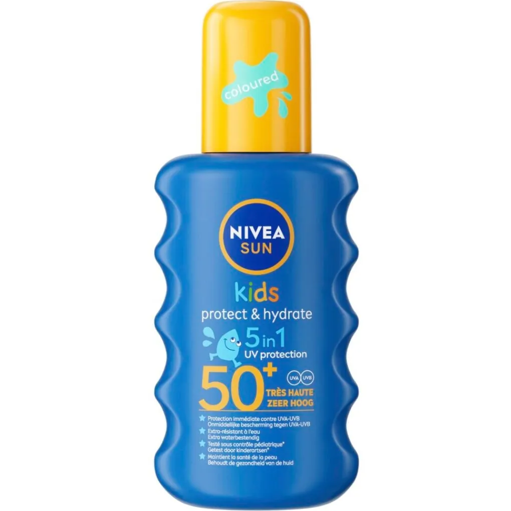 Nivea Sun Zonnebrand>Kids Protect & Hydrate SPF50+ Zonnebrandspray