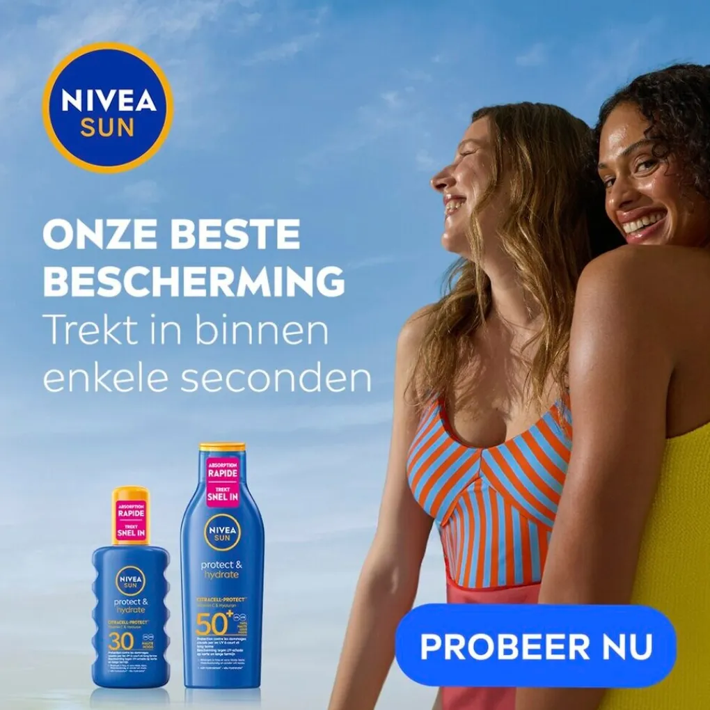 Nivea Sun Zonnebrand>Protect & Hydrate SPF50+ Zonnebrandlotion