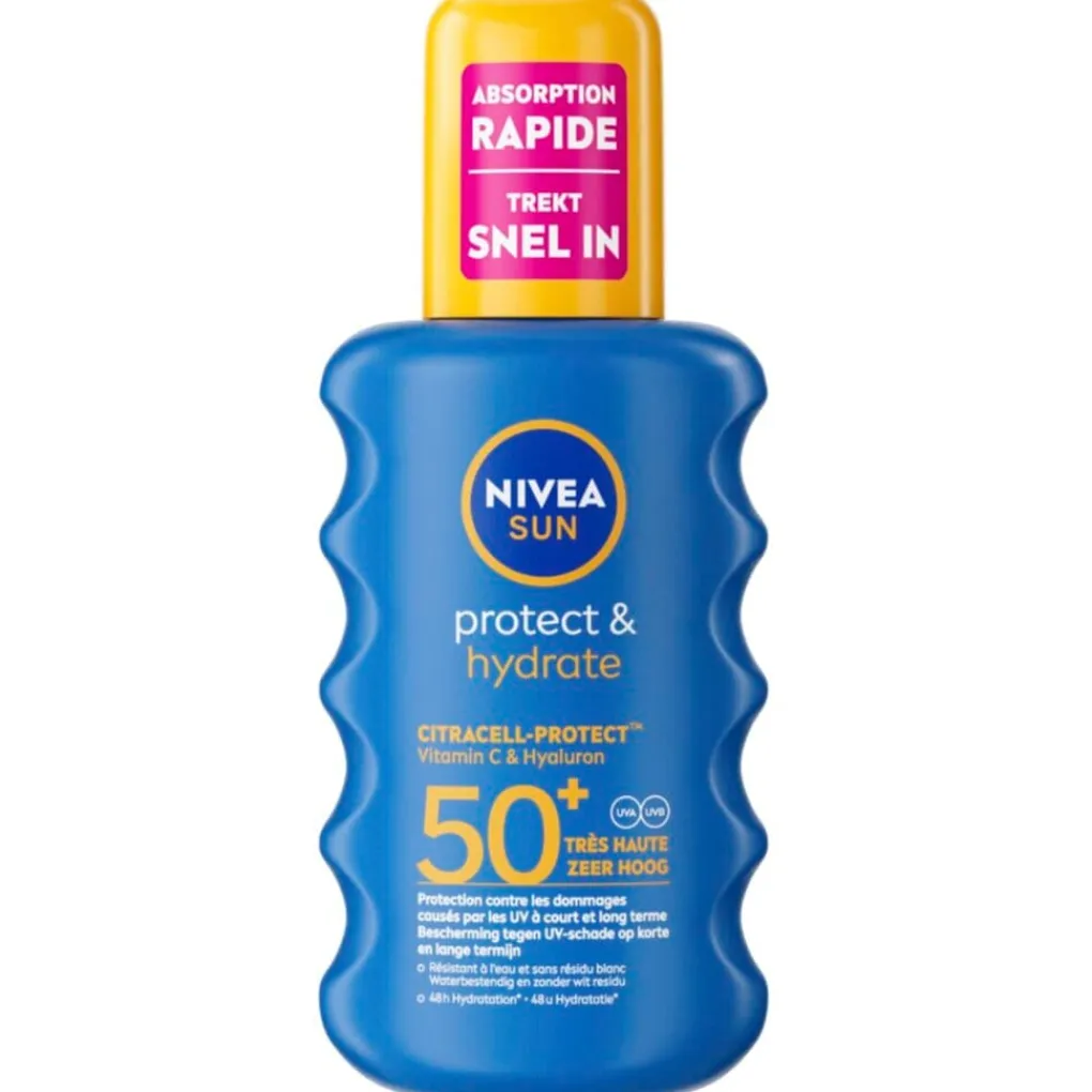 Nivea Sun Zonnebrand>Protect & Hydrate SPF50+ Zonnebrandspray