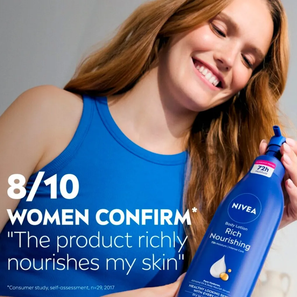 Nivea Bodylotion>Verzorgende Bodymilk met Pomp