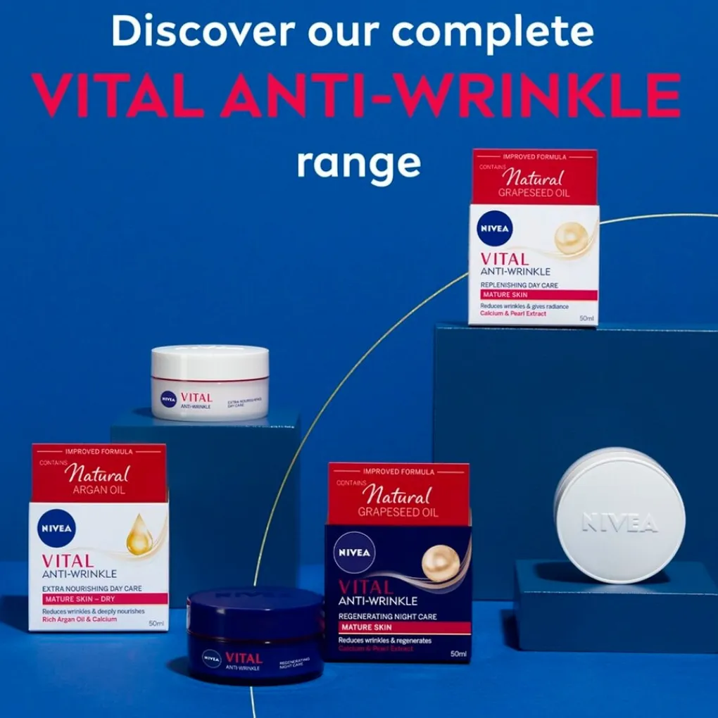 Nivea Skincare Dagcreme>NIVEA Vital Anti-Rimpel 65+ Versterkende Dagcrème