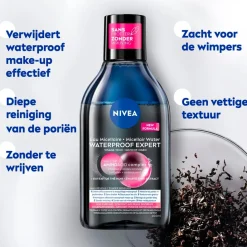 Nivea Skincare Gezichtsreiniging>NIVEA Waterproof Expert Micellair Water