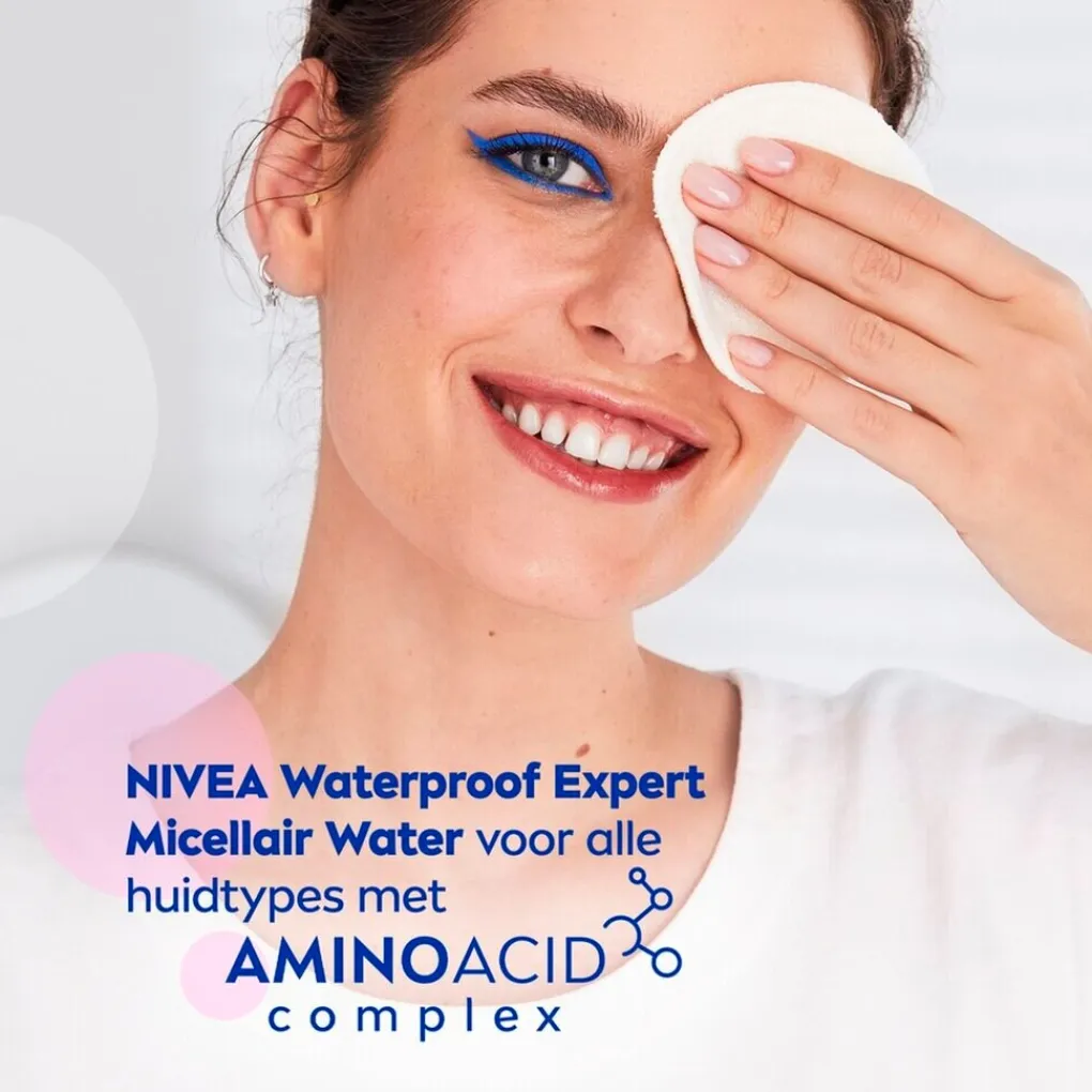 Nivea Skincare Gezichtsreiniging>NIVEA Waterproof Expert Micellair Water