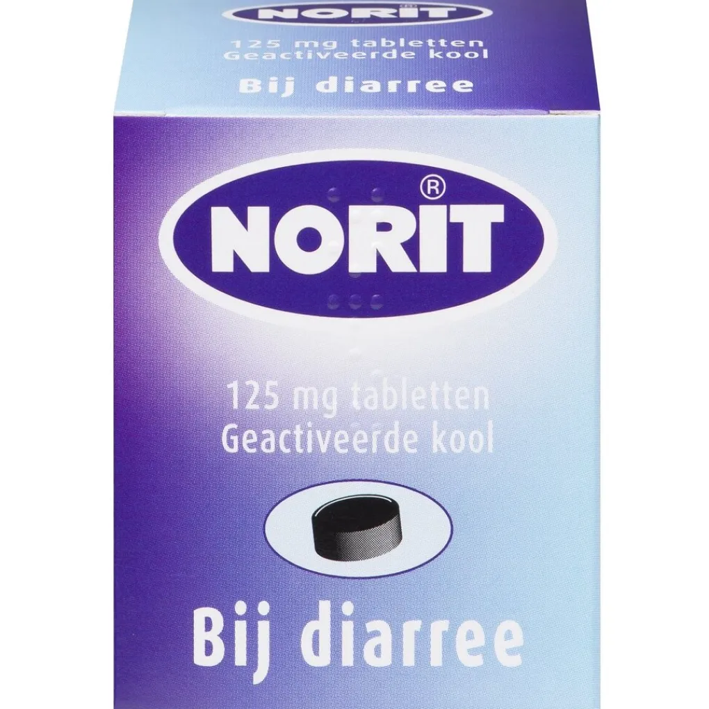 Norit Maag- En Of Darm>125mg Tabletten