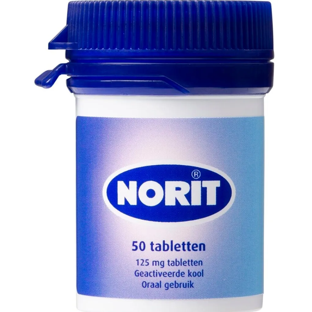 Norit Maag- En Of Darm>125mg Tabletten
