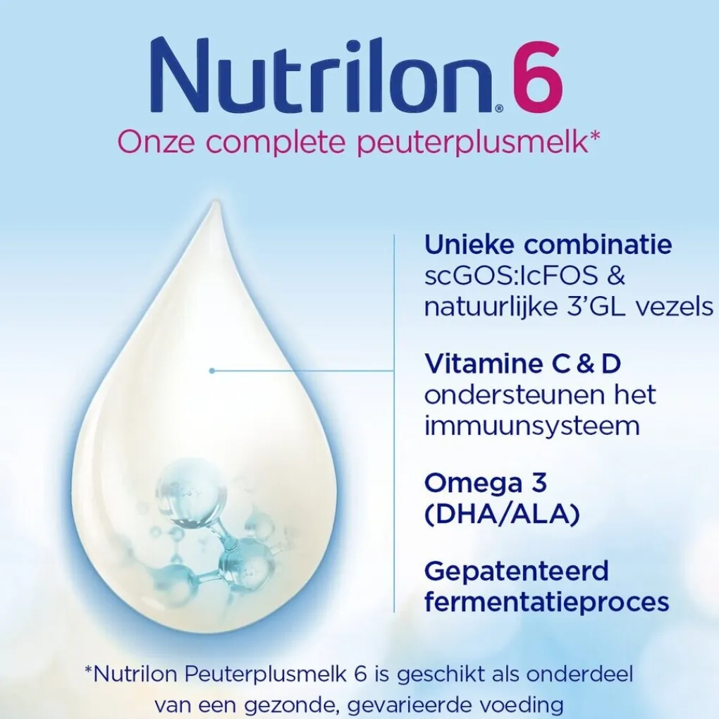 Nutrilon Flesvoeding>6 Peuterplusmelk Flesvoeding Vanaf 3 Jaar