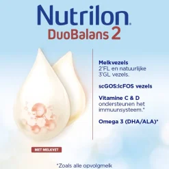 Nutrilon Flesvoeding>DuoBalans 2 Opvolgmelk Baby Flesvoeding 6-12 Maanden