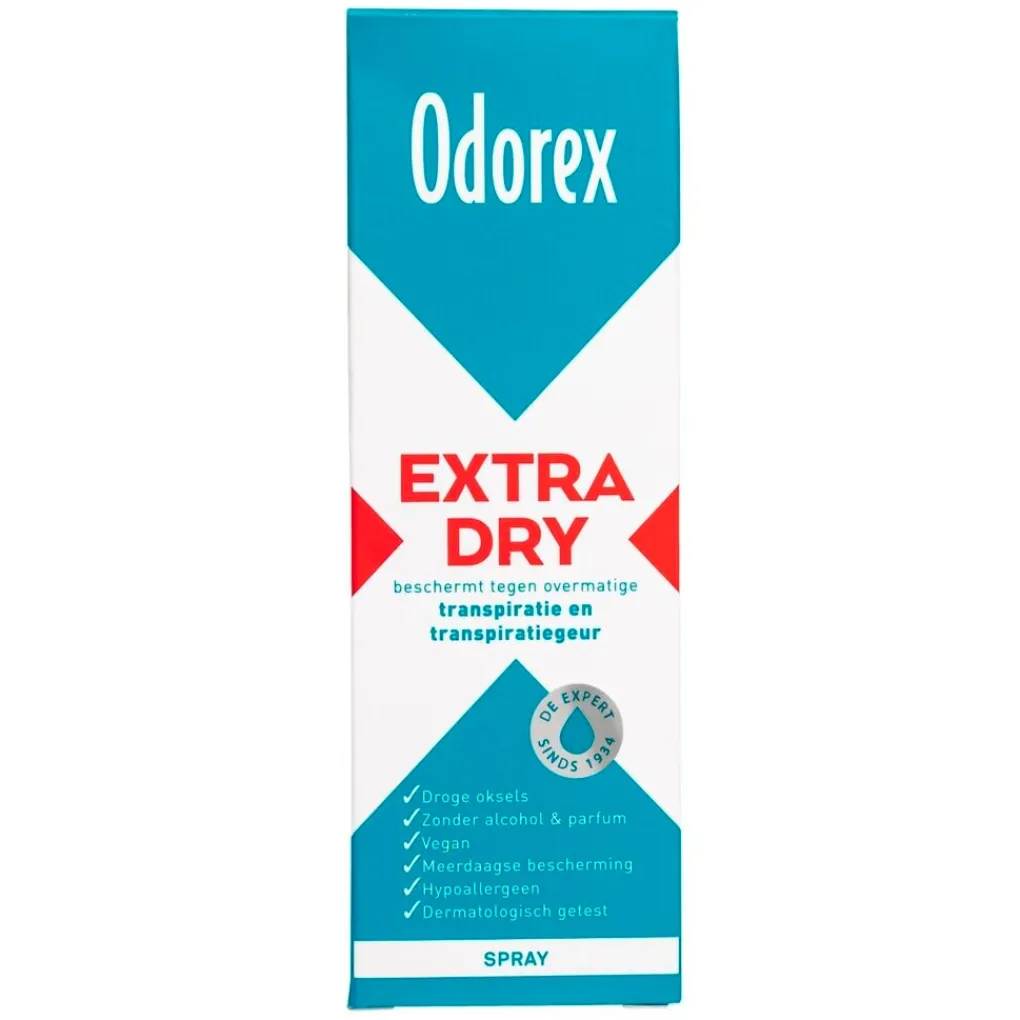 Odorex Overmatig Transpireren|Deospray>Extra Dry Antitranspirant Spray