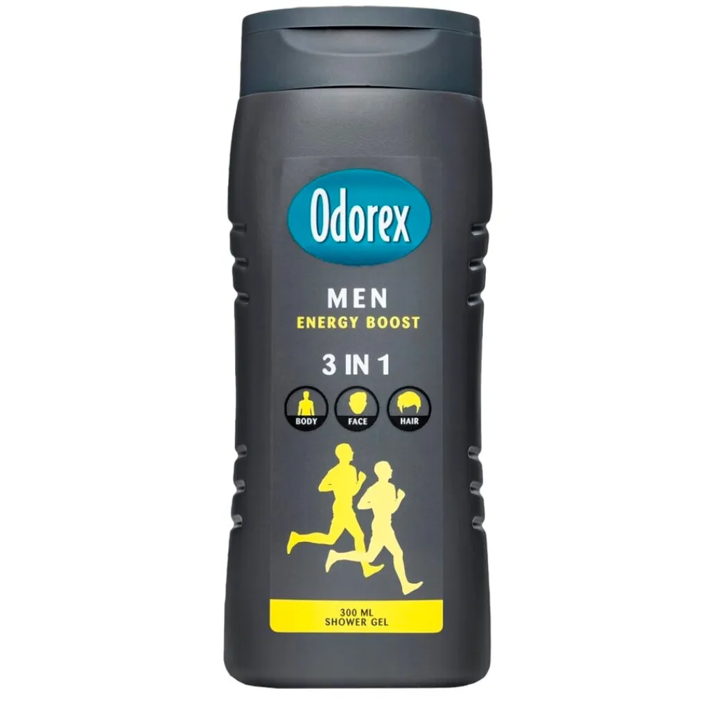 Odorex Shampoo|Douchegel>Men Energy Boost 3-in-1 Showergel