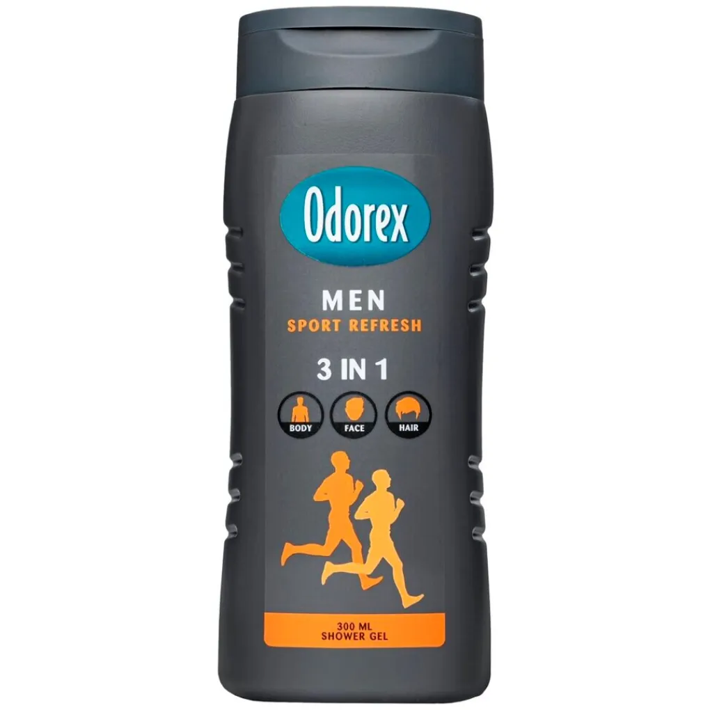 Odorex Shampoo|Douchegel>Men Sport Refresh 3-in-1 Showergel