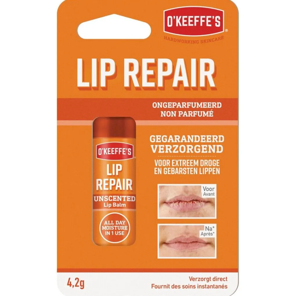 O'Keeffe's Lippenbalsem>Lip Repair Ongeparfumeerde Lippenbalsem
