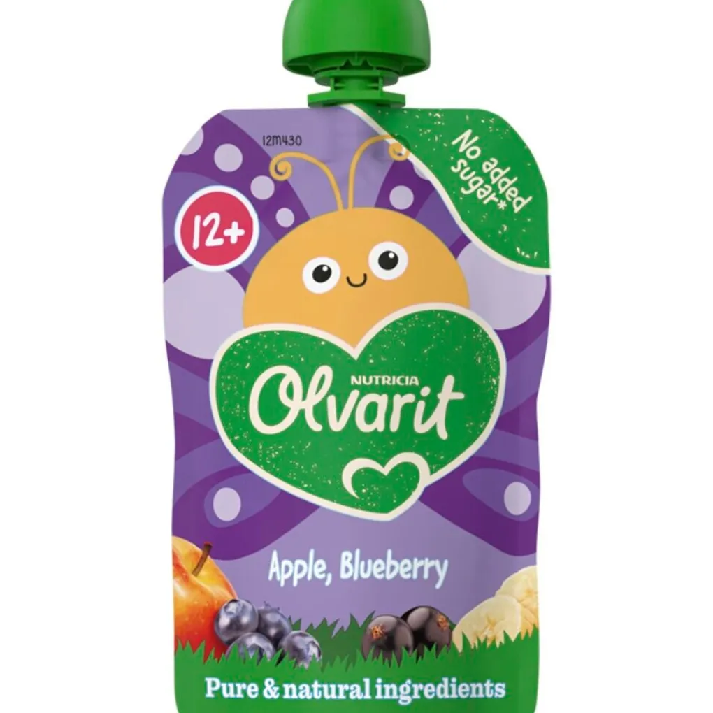 Olvarit Fruithapjes>12+M Appel Blauwe Bes Knijpfruit