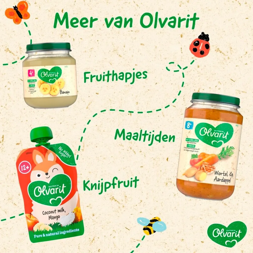 Olvarit Babymaaltijden>4+M Bloemkool