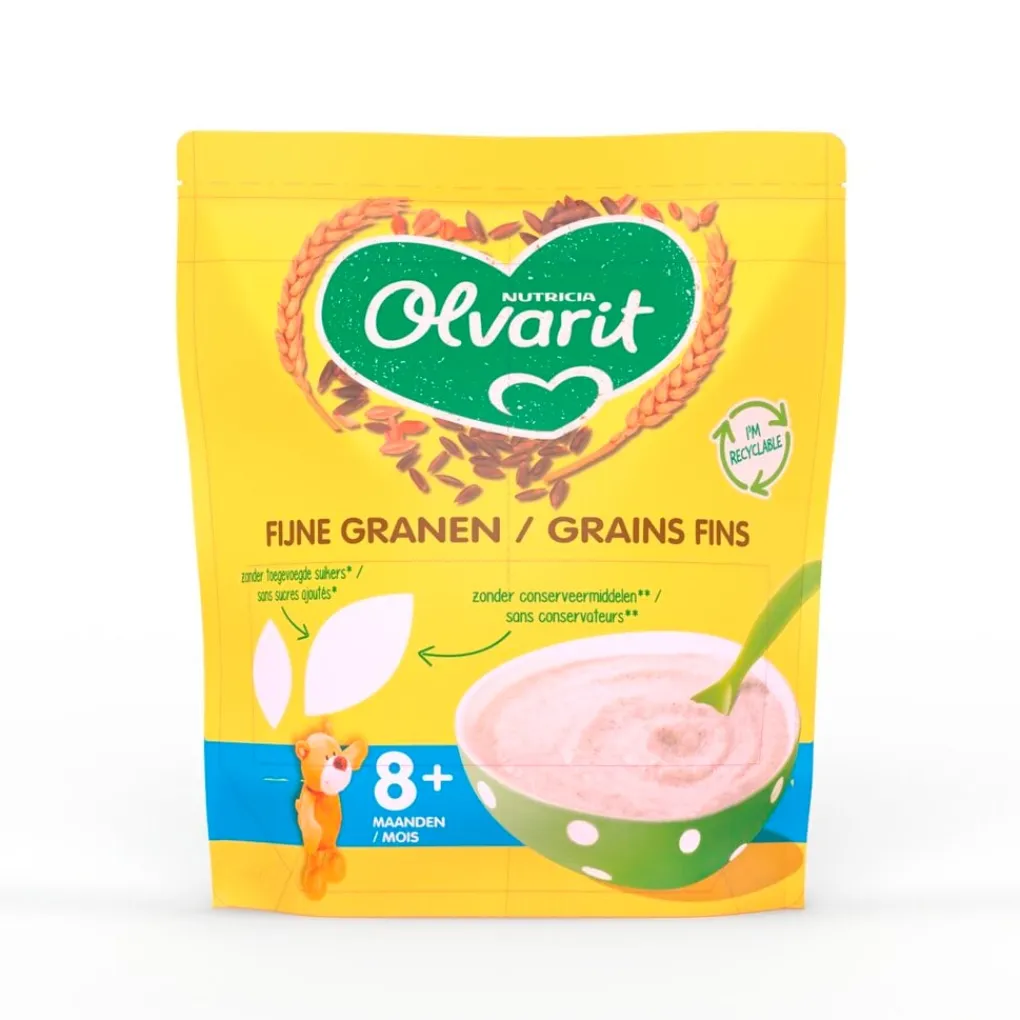 Olvarit Babypap>6-8M Drie Granen Pap