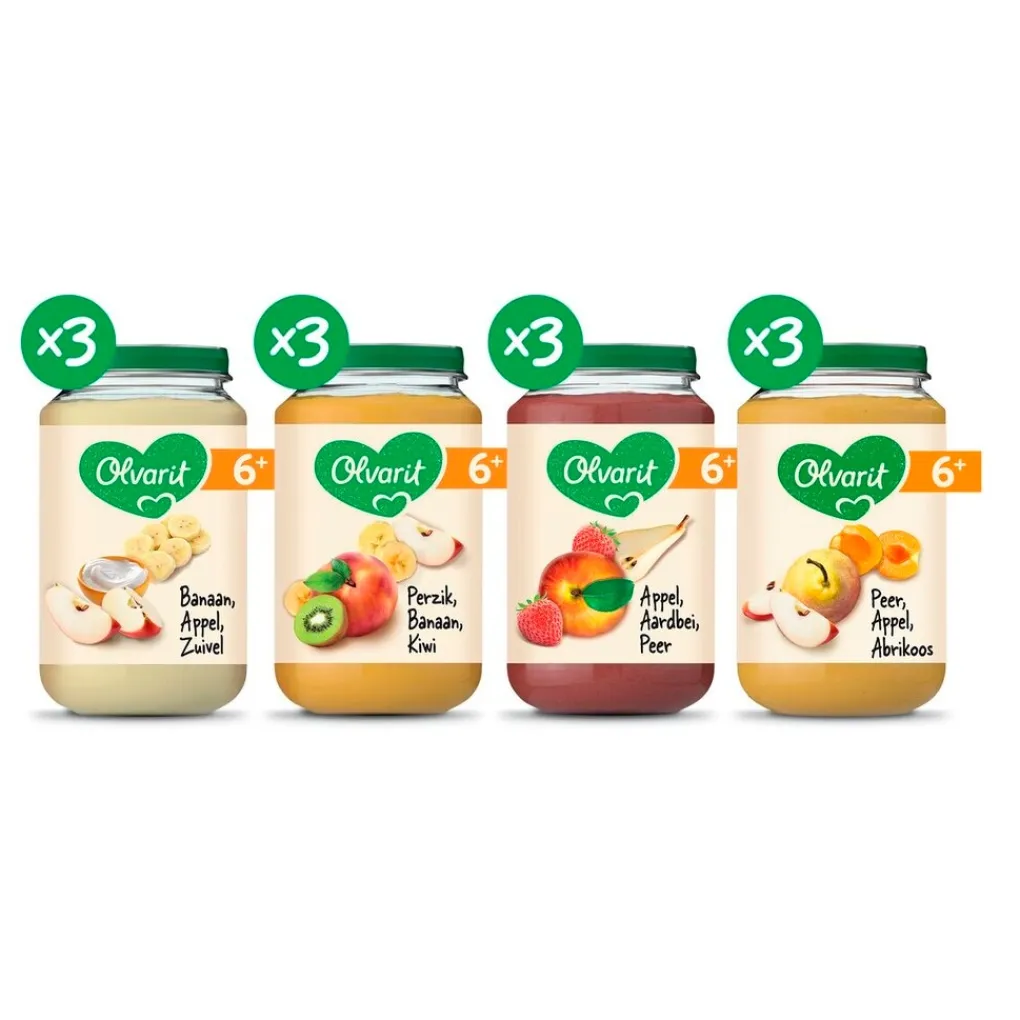 Olvarit Fruithapjes>6+M Fruit Variatiemenu