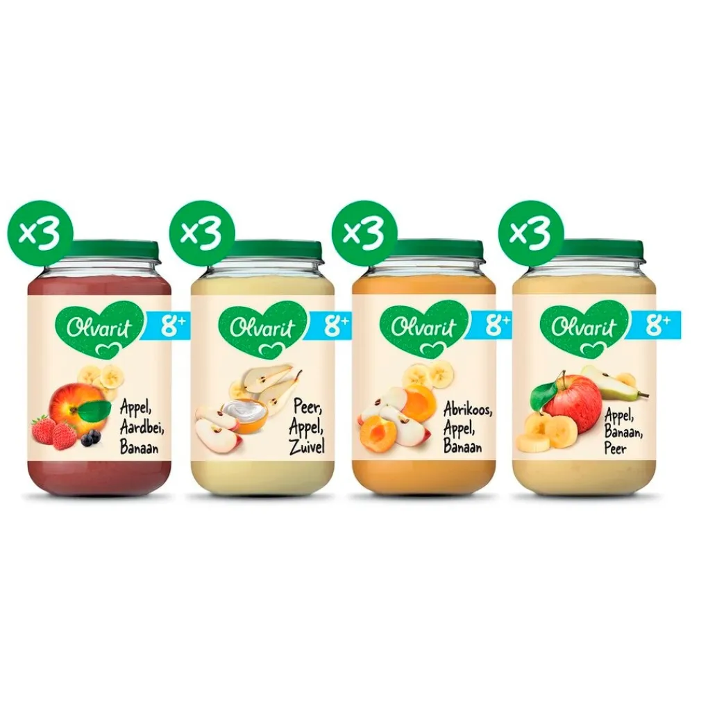 Olvarit Fruithapjes>8+M Fruit Variatiemenu
