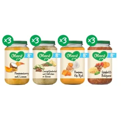 Olvarit Babymaaltijden>8+M Maaltijd Variatiemenu