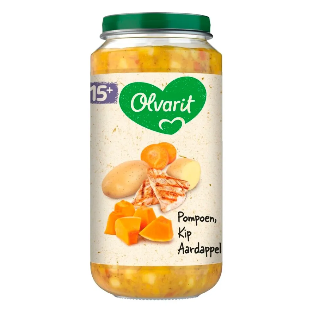 Olvarit Babymaaltijden>15+M Pompoen Kip Aardappel