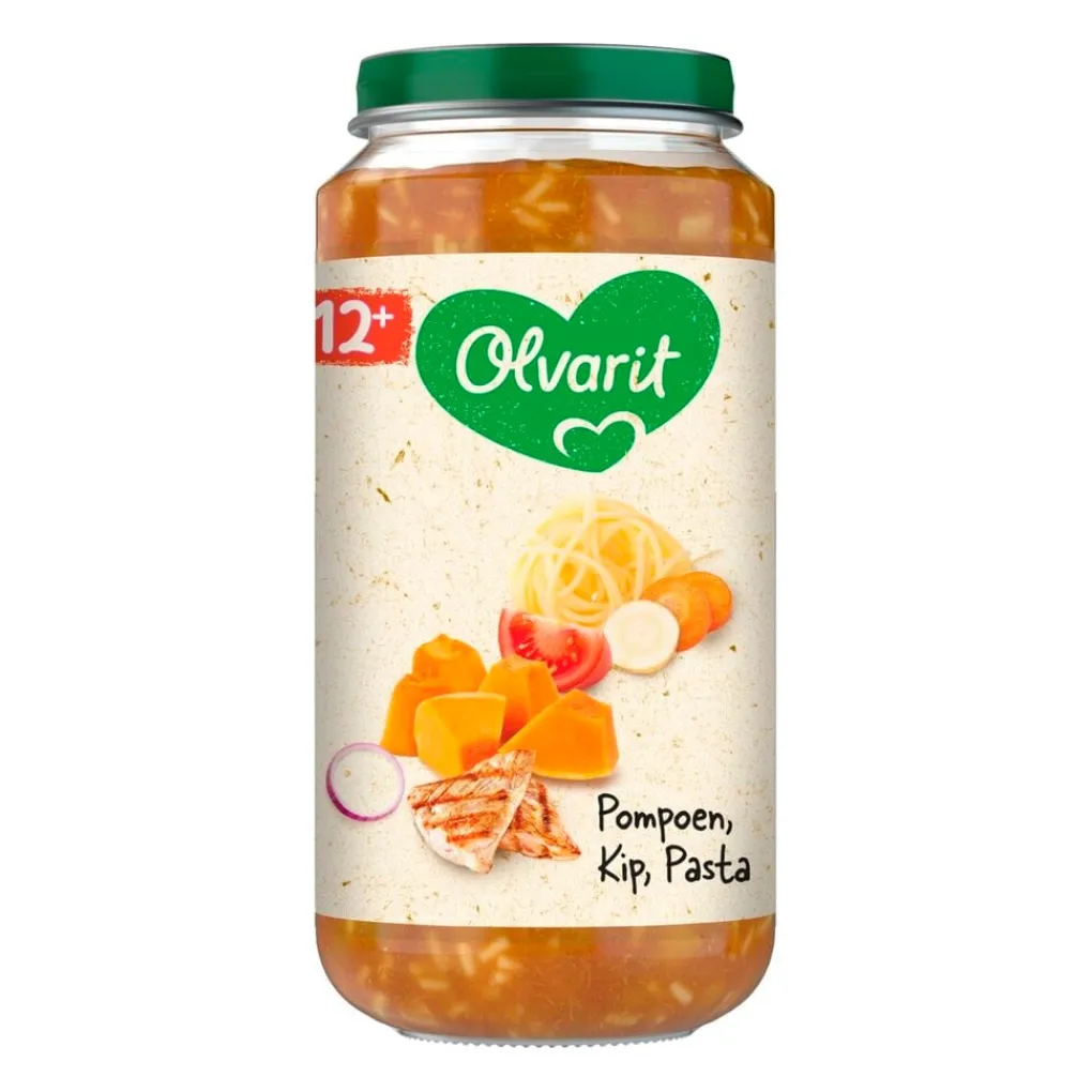 Olvarit Babymaaltijden>12+M Pompoen Kip Pasta