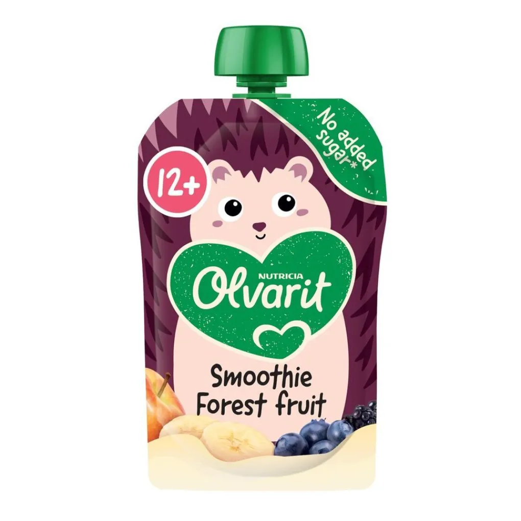 Olvarit Fruithapjes>12+M Smoothie Bosvruchten Knijpfruit