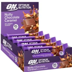 Optimum Nutrition Sportrepen>Nutty Chocolate Caramel Protein Bar