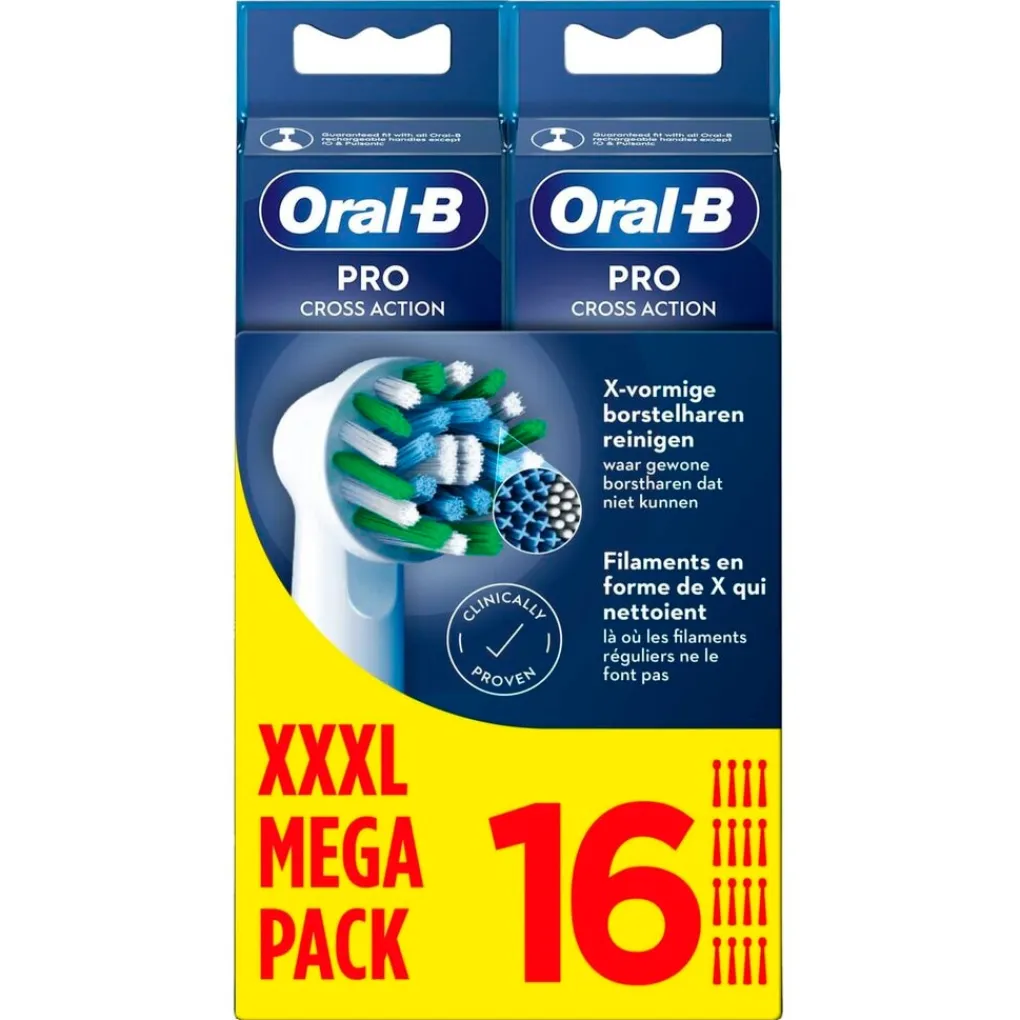 Oral B Opzetborstels>Oral-B Cross Action Opzetborstels