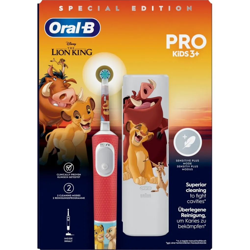Oral B Elektrische Tandenborstels>Oral-B Disney the Lion King Special Edition Elektrische Tandenborstel
