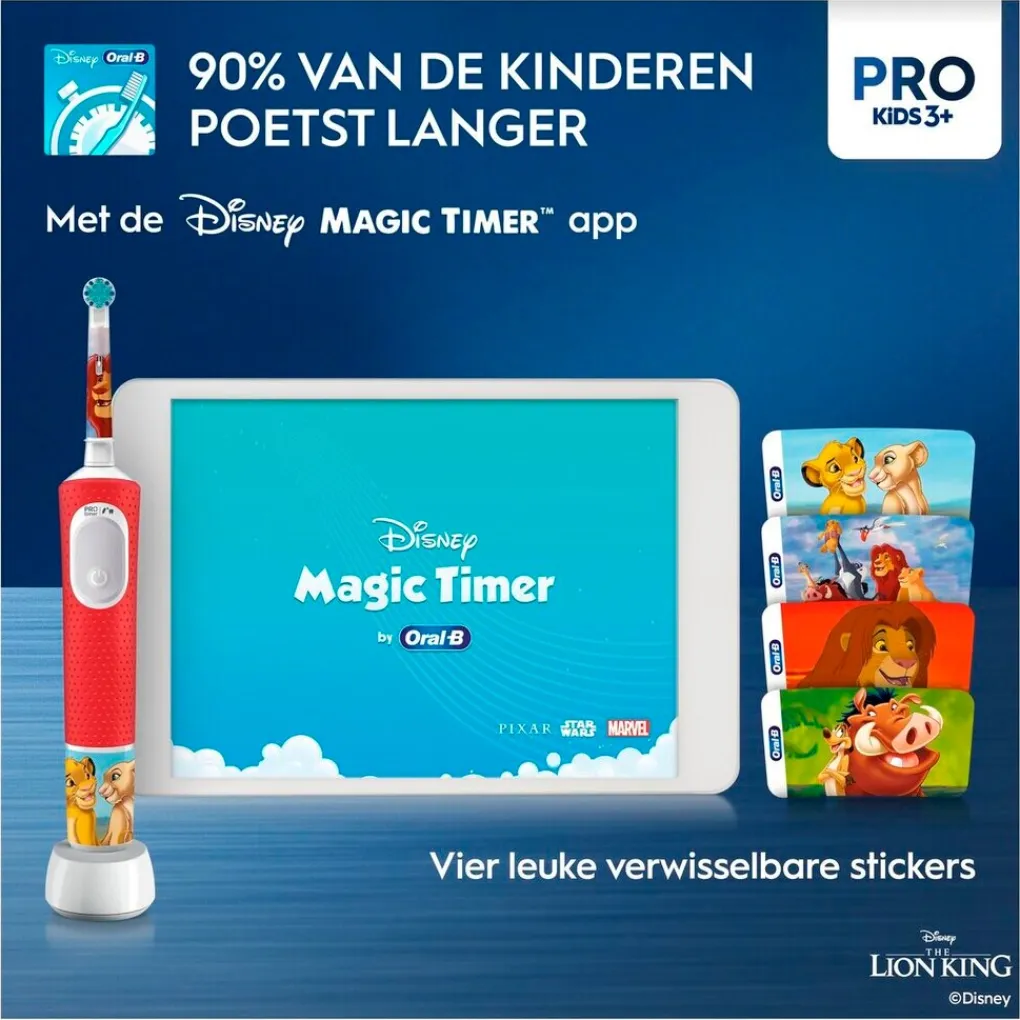 Oral B Elektrische Tandenborstels>Oral-B Disney the Lion King Special Edition Elektrische Tandenborstel