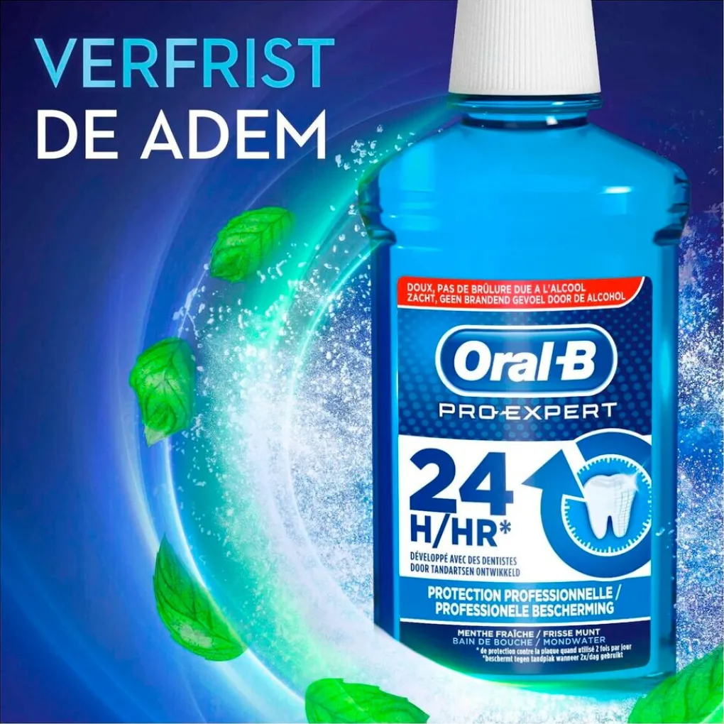 Oral B Mondwater En Mondspray>Oral-B Professionele Bescherming Mondwater