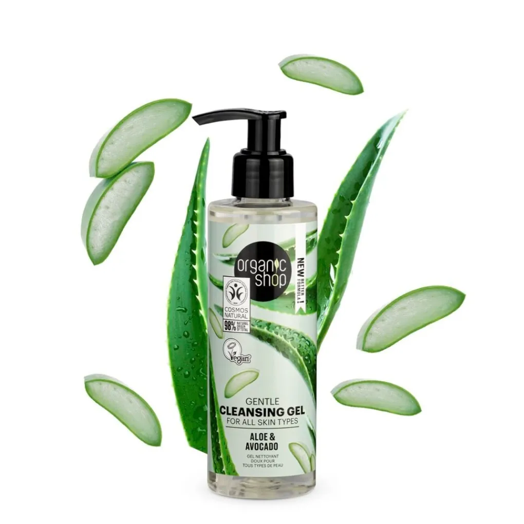 Organic Shop Gezichtsreiniging>Aloe & Avocado Gentle Cleansing Gel