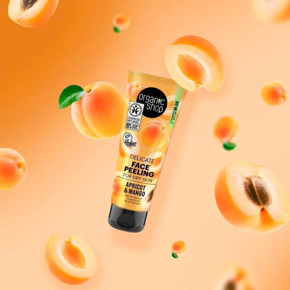 Organic Shop Gezichtsreiniging>Apricot & Mango Delicate Face Peeling