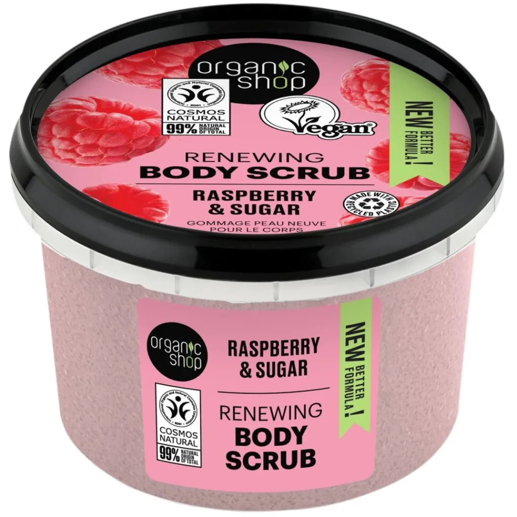 Organic Shop Scrub>Raspberry Cream Bodyscrub