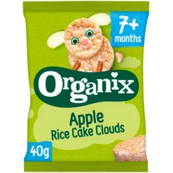 Organix Babytussendoortjes>7+M Appel Rijstwafels