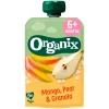 Organix Fruithapjes>6+M Mango, Peer & Granola Knijpfruit