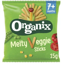 Organix Babytussendoortjes>7+M Melty Veggie Groentesticks