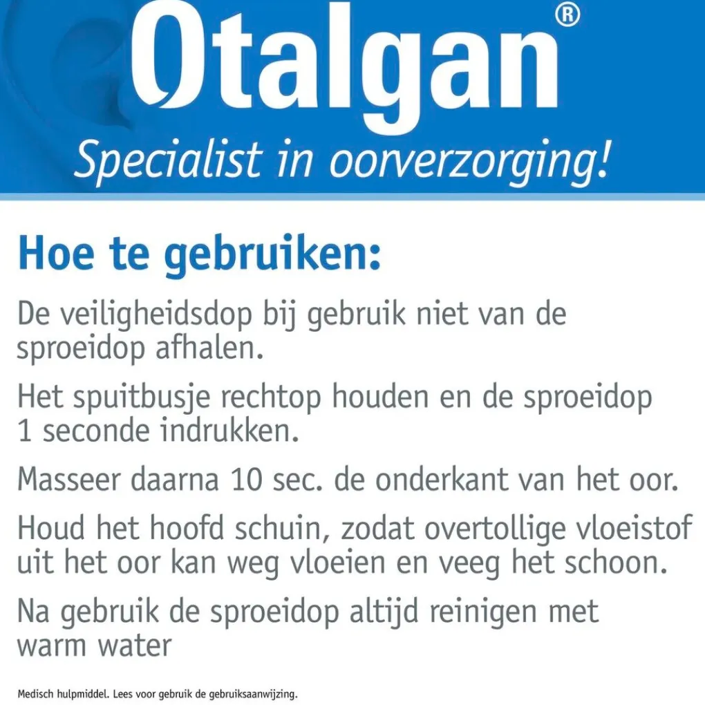 Otalgan Oor En Mond>Oorspray