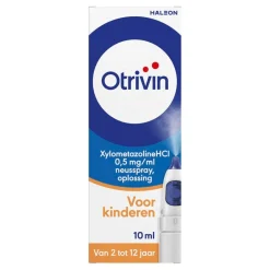 Otrivin Luchtwegen>Xylometazoline HCI 0,5 mg/ml Neusspray Voor Kinderen