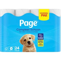 Page Toiletpapier>Compleet Schoon Toiletpapier