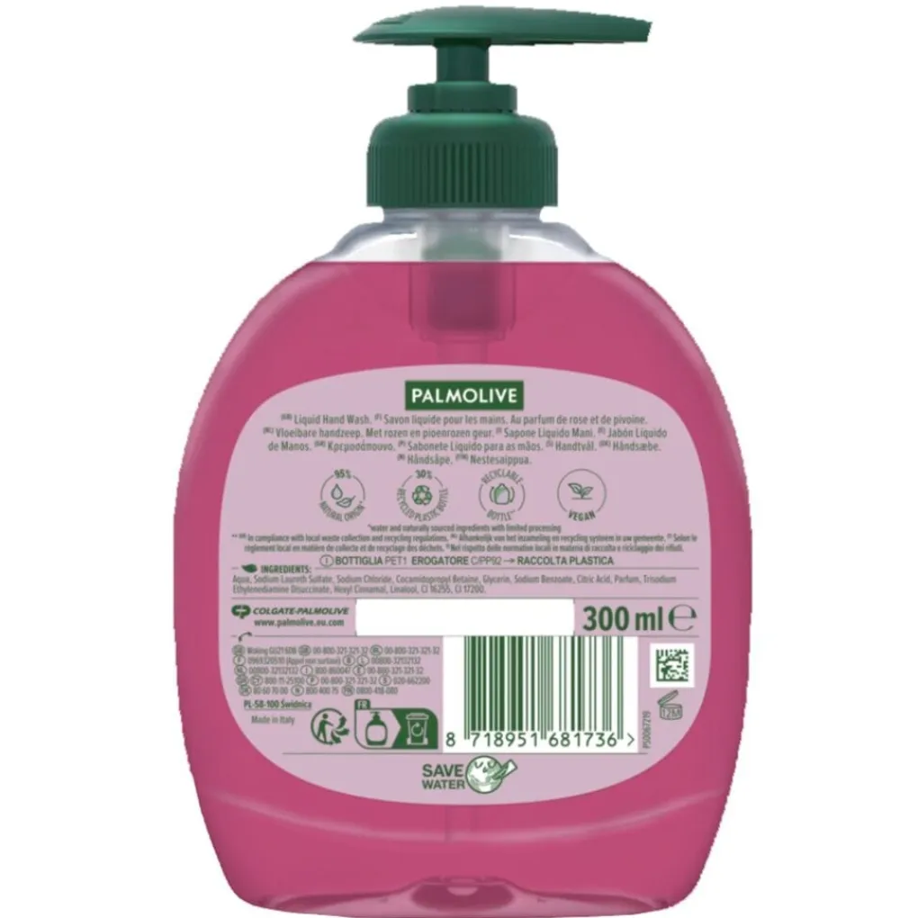 Palmolive Handzeep>Sensorial Escape Moroccan Rose & Peony Handzeep