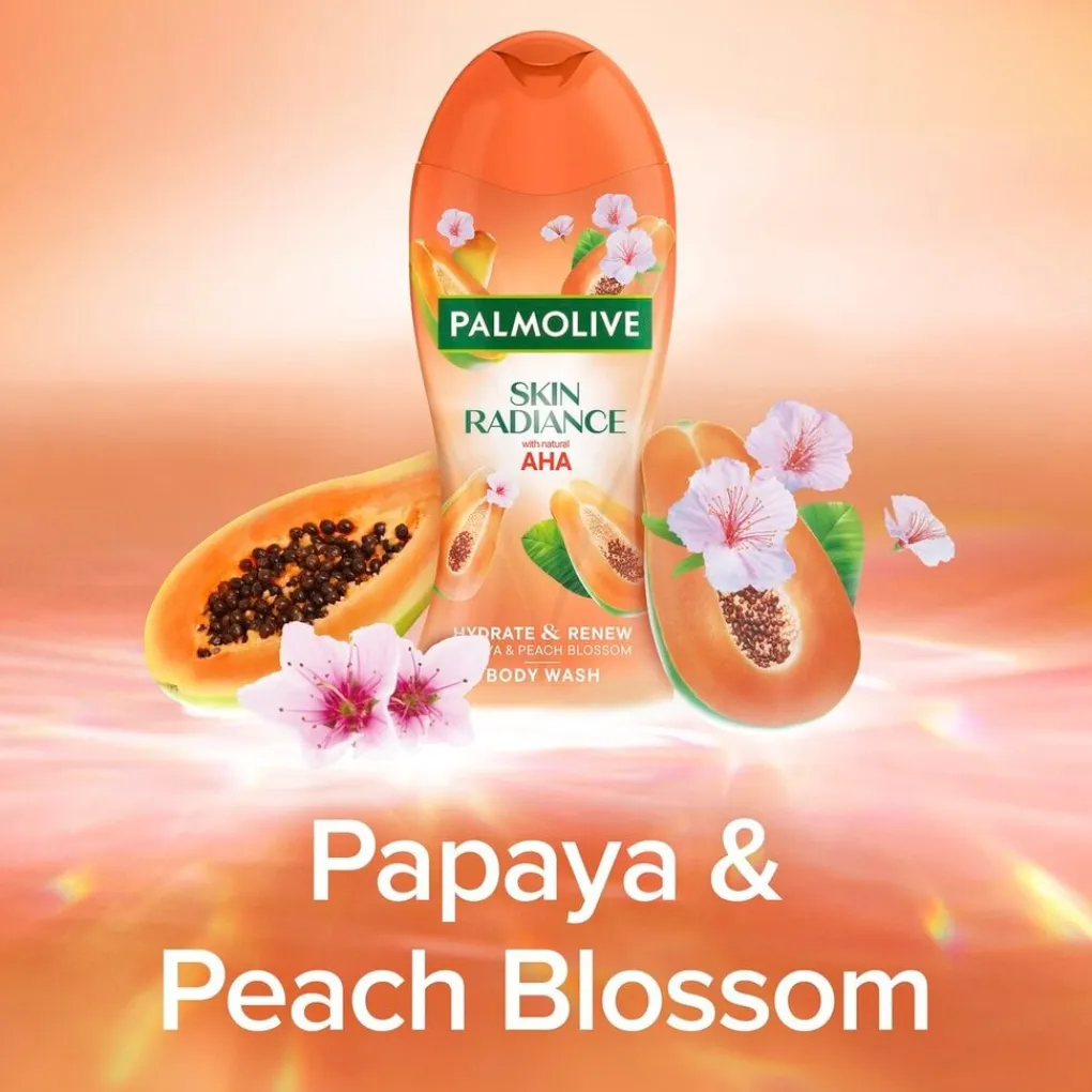 Palmolive Douchecrème|Douchegel>Skin Radiance Papaya & Peach Bodywash