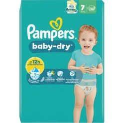 Pampers Luiers Maat 7>Baby-Dry Maat 7 Luiers