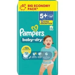 Pampers Luiers Maat 5>Baby-Dry Maat 5+ Luiers