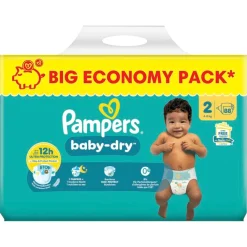 Pampers Luiers Maat 2>Baby-Dry Maat 2 Luiers