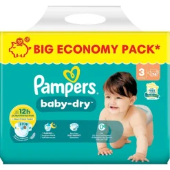 Pampers Luiers Maat 3>Baby-Dry Maat 3 Luiers