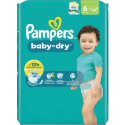 Pampers Luiers Maat 6>Baby-Dry Maat 6 Luiers