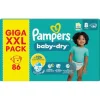 Pampers Luiers Maat 8>Baby-Dry Maat 8 Luiers