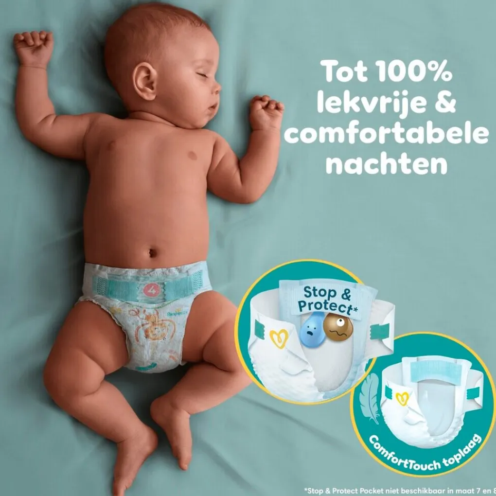 Pampers Luiers Maat 8>Baby-Dry Maat 8 Luiers