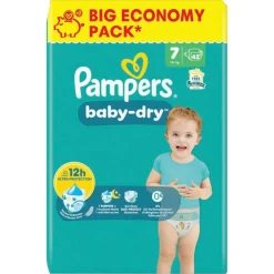 Pampers Luiers Maat 7>Baby-Dry Maat 7 Luiers