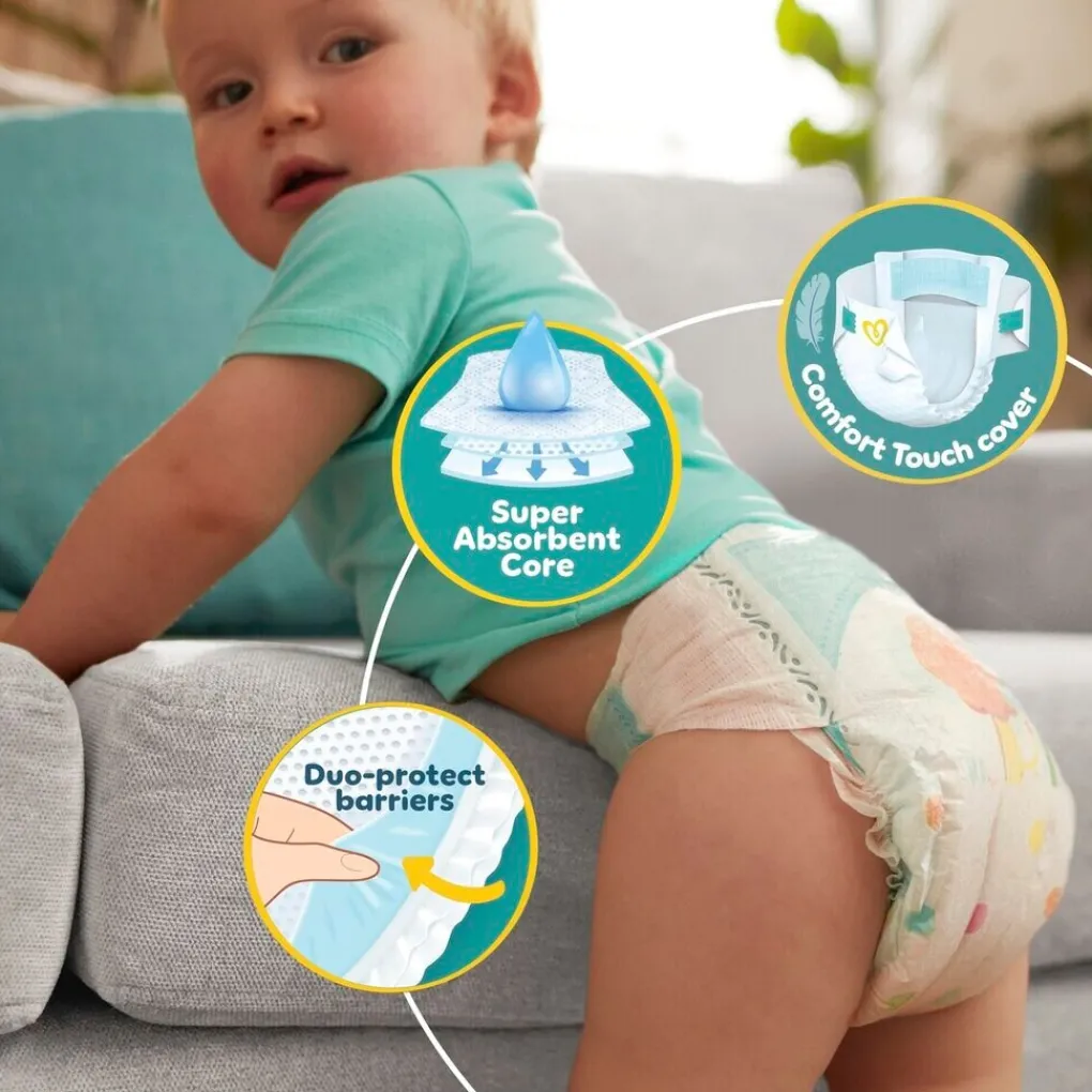 Pampers Luiers Maat 7>Baby-Dry Maat 7 Luiers